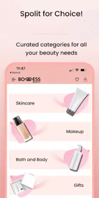 Boddess Beauty Shopping App android App screenshot 0