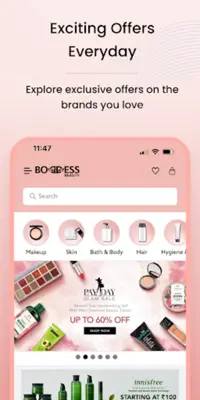 Boddess Beauty Shopping App android App screenshot 3